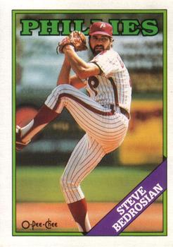 1988 O-Pee-Chee Baseball Cards 344     Steve Bedrosian